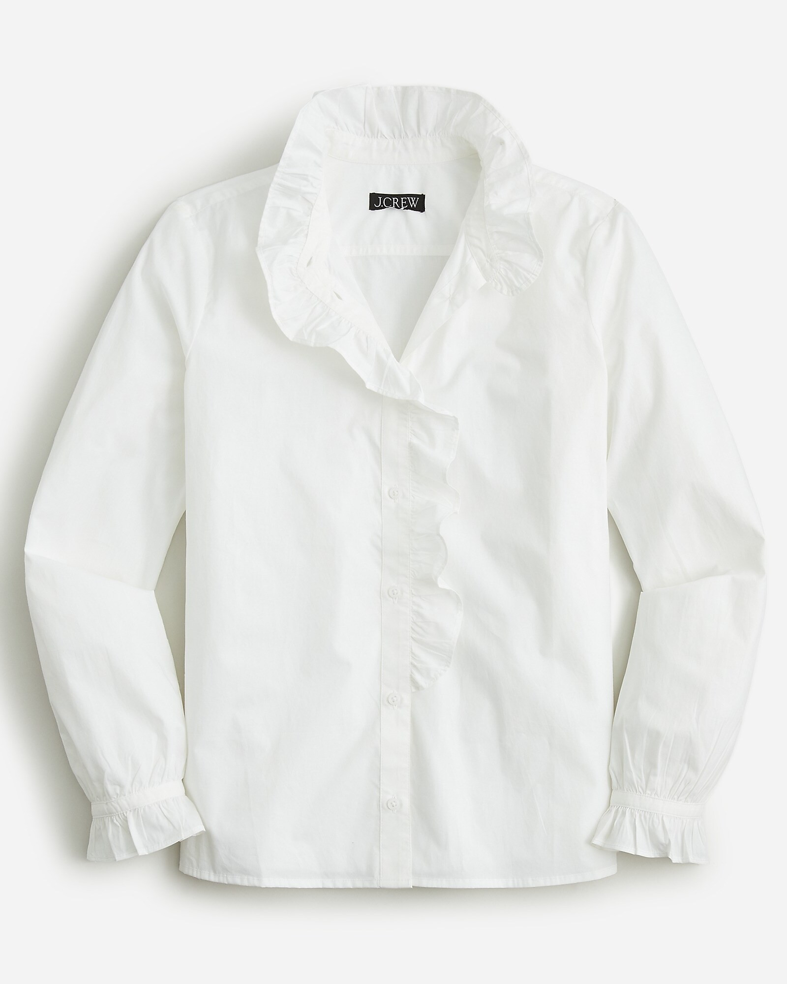 Cottage top in cotton poplin | J. Crew US