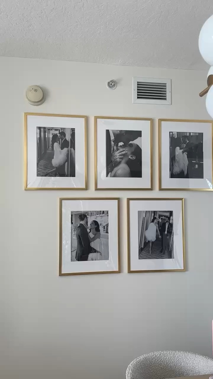 I’m loving these gold photo frames that we got to hang up our engagement photos! 

#LTKHome #LTKWedding