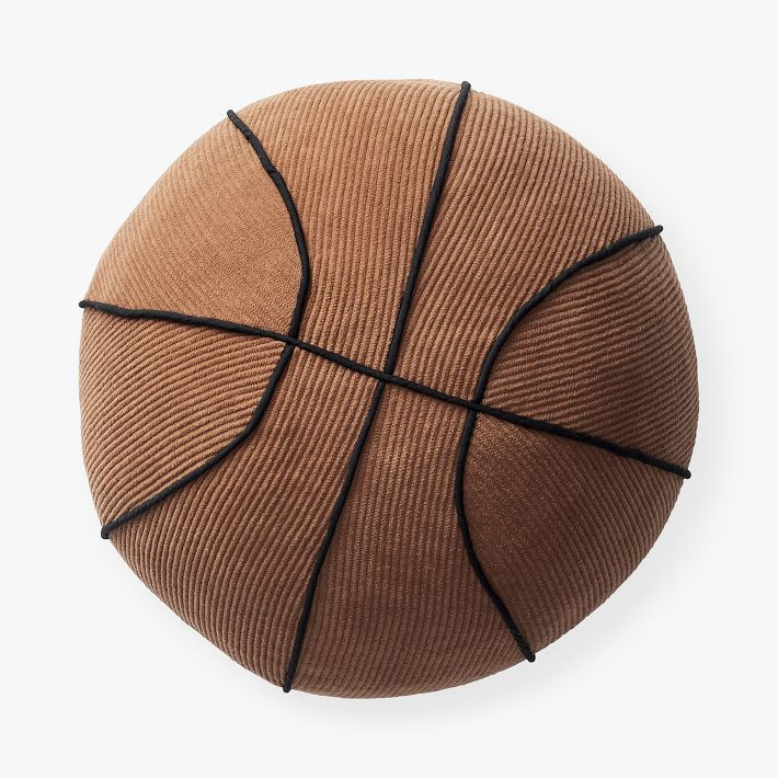 Basketball Shaped Pillow | Pottery Barn Teen