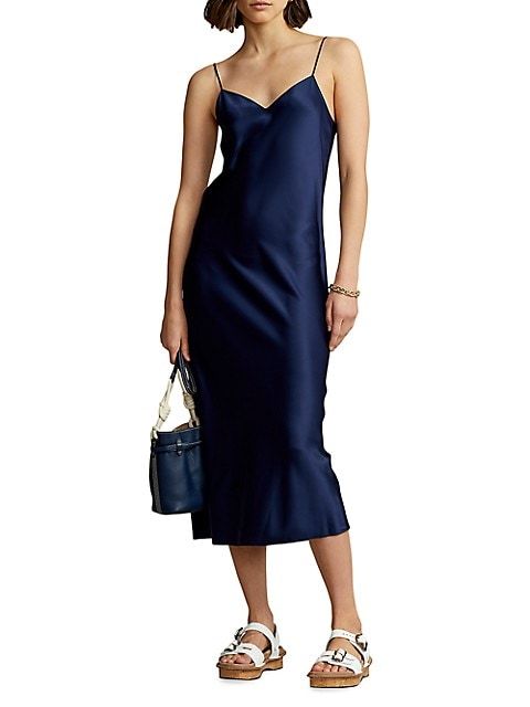 Satin Cocktail Dress | Saks Fifth Avenue