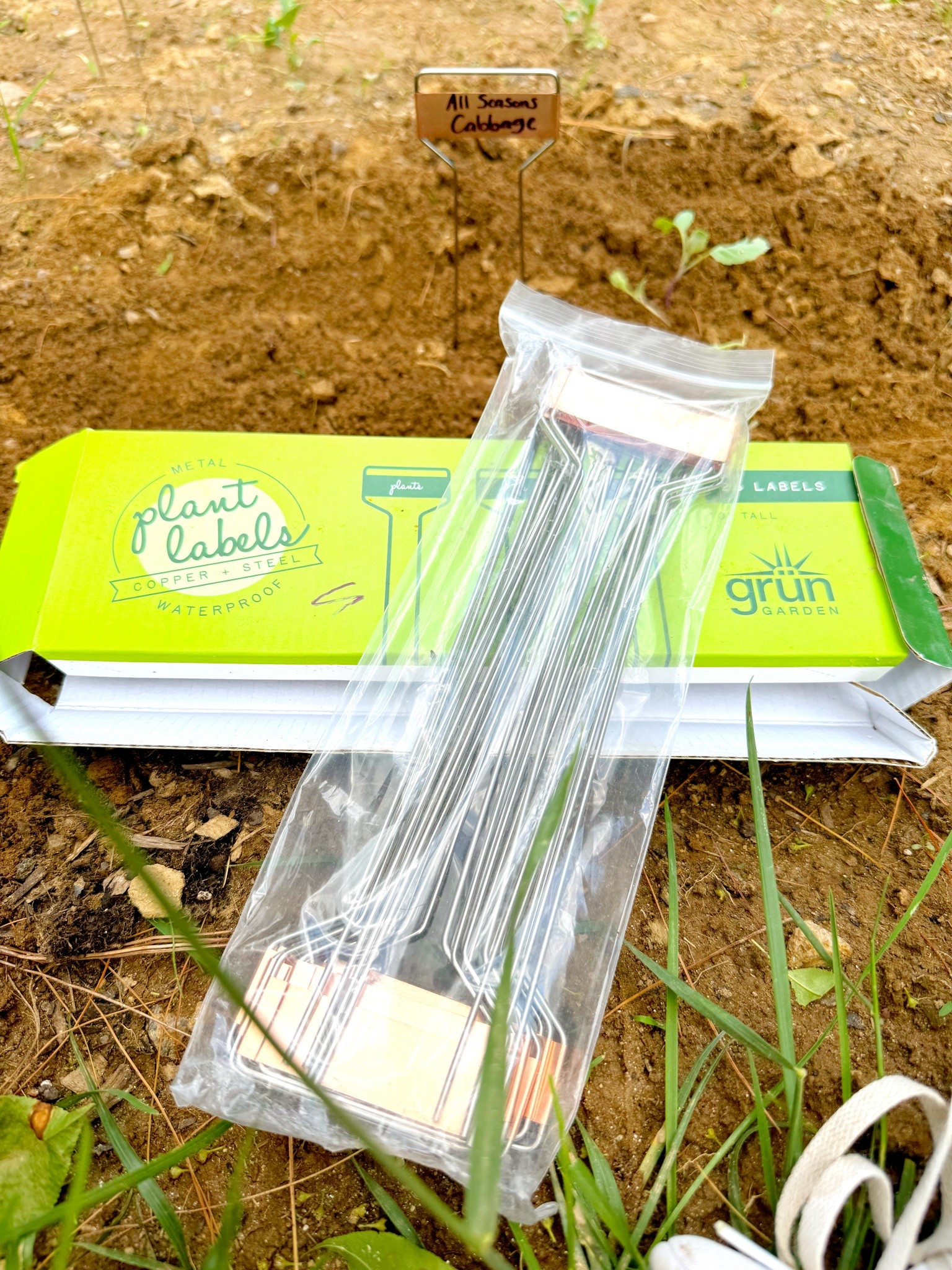 These plant labels are amazing! They are waterproof so the writing does not fade with time!! 

#LTKHome #LTKSeasonal