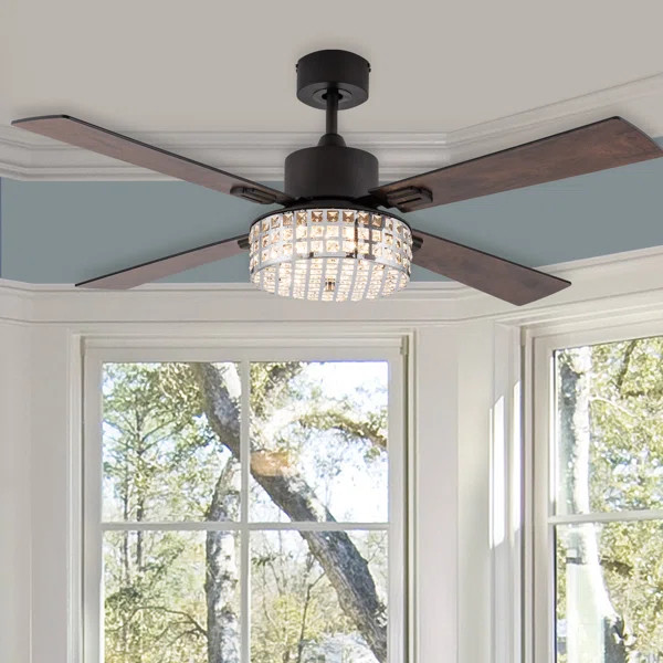 52'' Ceiling Fan with LED Lights | Wayfair North America
