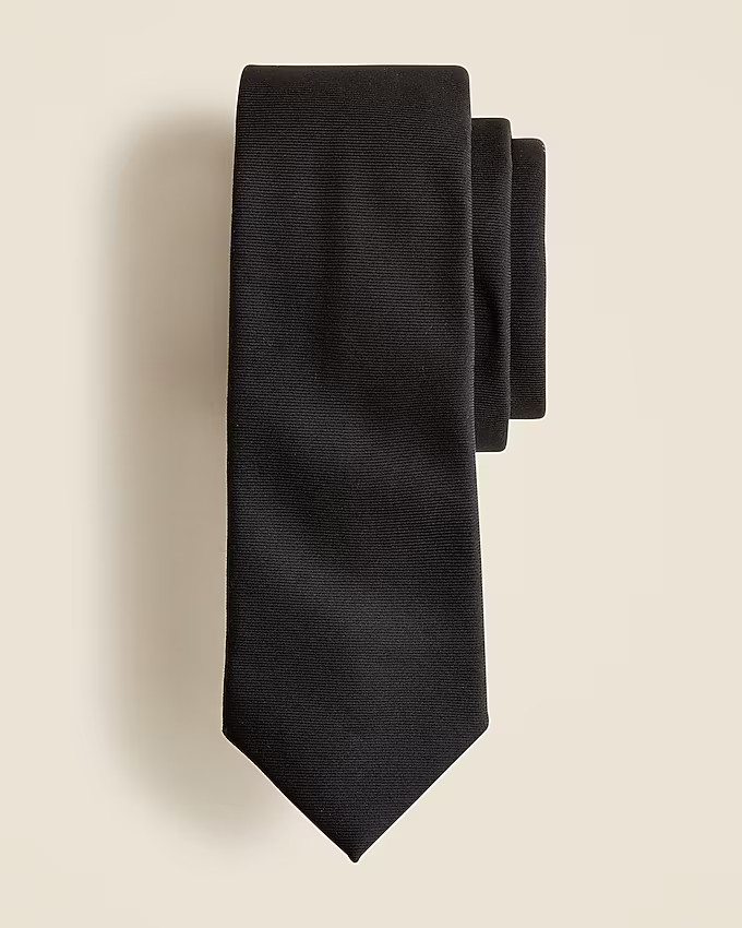 American wool tie in black | J. Crew US