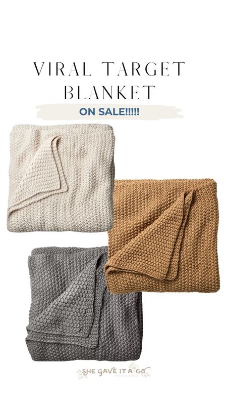 Viral target casaluna chunky knit blanket still on sale! My most sold blanket! So good for the bedding in your bedroom!

#LTKhome #LTKsalealert