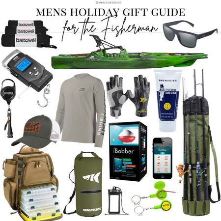 Mens Gift Guide for the Fisherman | fishing gear | fishing equipment | Christmas gift guide | tackle box backpack | kayak | sunglasses | scale | bait hook | mens shirt | gloves | UV protectant gloves | polarized sunglasses | fishing bucket | live bait cooler  

#LTKmens #LTKunder100 #LTKHoliday