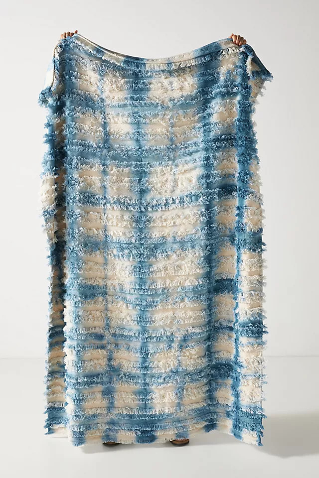 Fringed Lara Throw Blanket | Anthropologie (US)