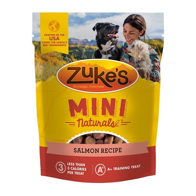 ZUKE'S Mini Naturals Salmon Recipe Training Dog Treats, 6-oz - Chewy.com | Chewy.com