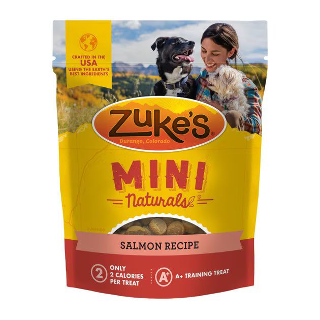 ZUKE'S Mini Naturals Salmon Recipe Training Dog Treats, 6-oz - Chewy.com | Chewy.com