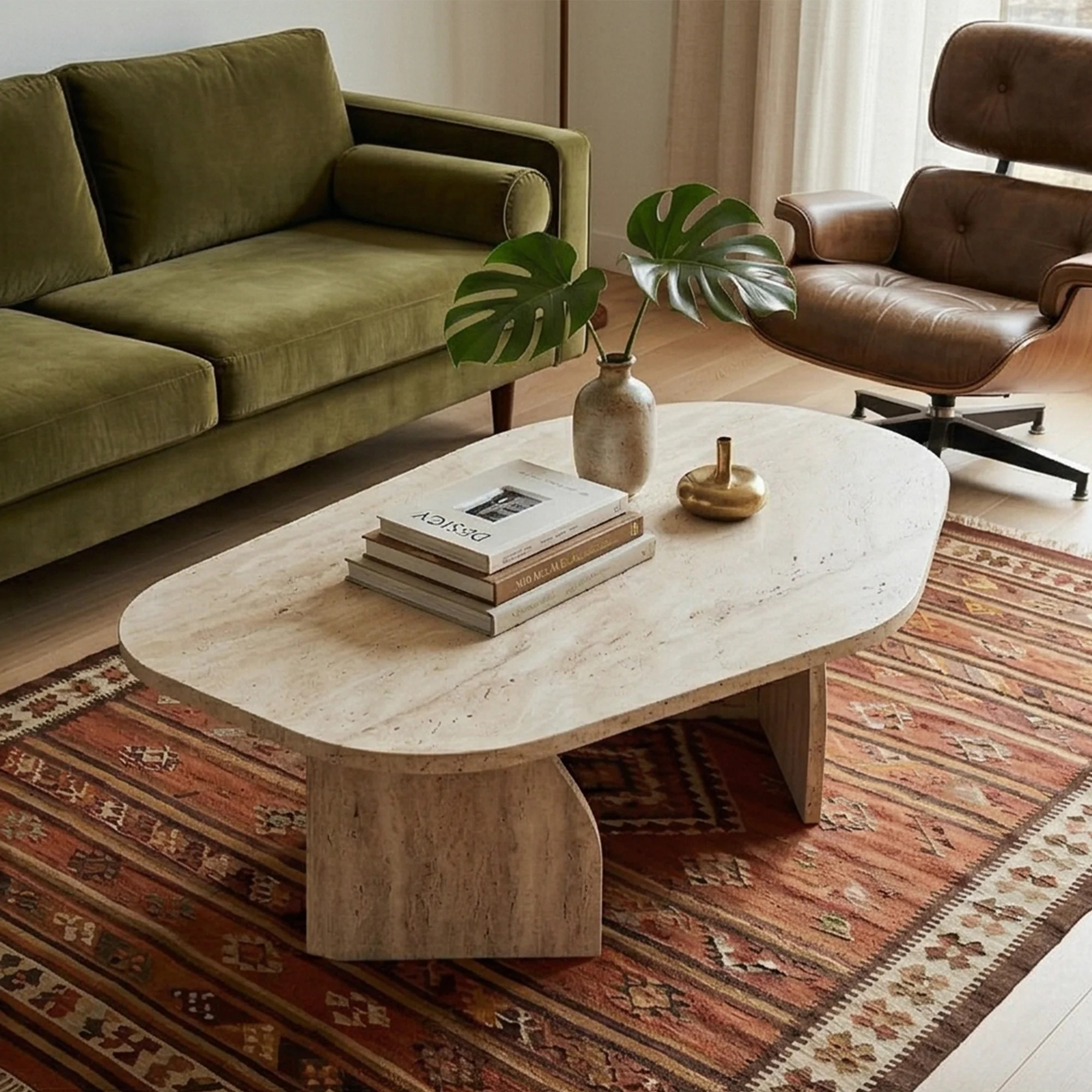 Lyra Sculptural Organic Coffee Table | Wayfair North America