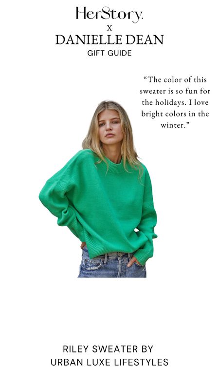 This sweater is the perfect pop of color in a sea of black for the holidays! Dress up or down and remember to layer!

Holiday sweater Kelly green sweater HerStory gallery luxury brand luxury sweater women artisans 

#LTKGiftGuide #LTKHoliday #LTKSeasonal