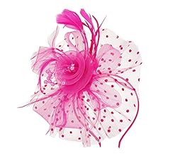 Cizoe Fascinators Hat for Women Tea Party Headband Kentucky Derby Hats Wedding Flower Cocktail Me... | Amazon (US)