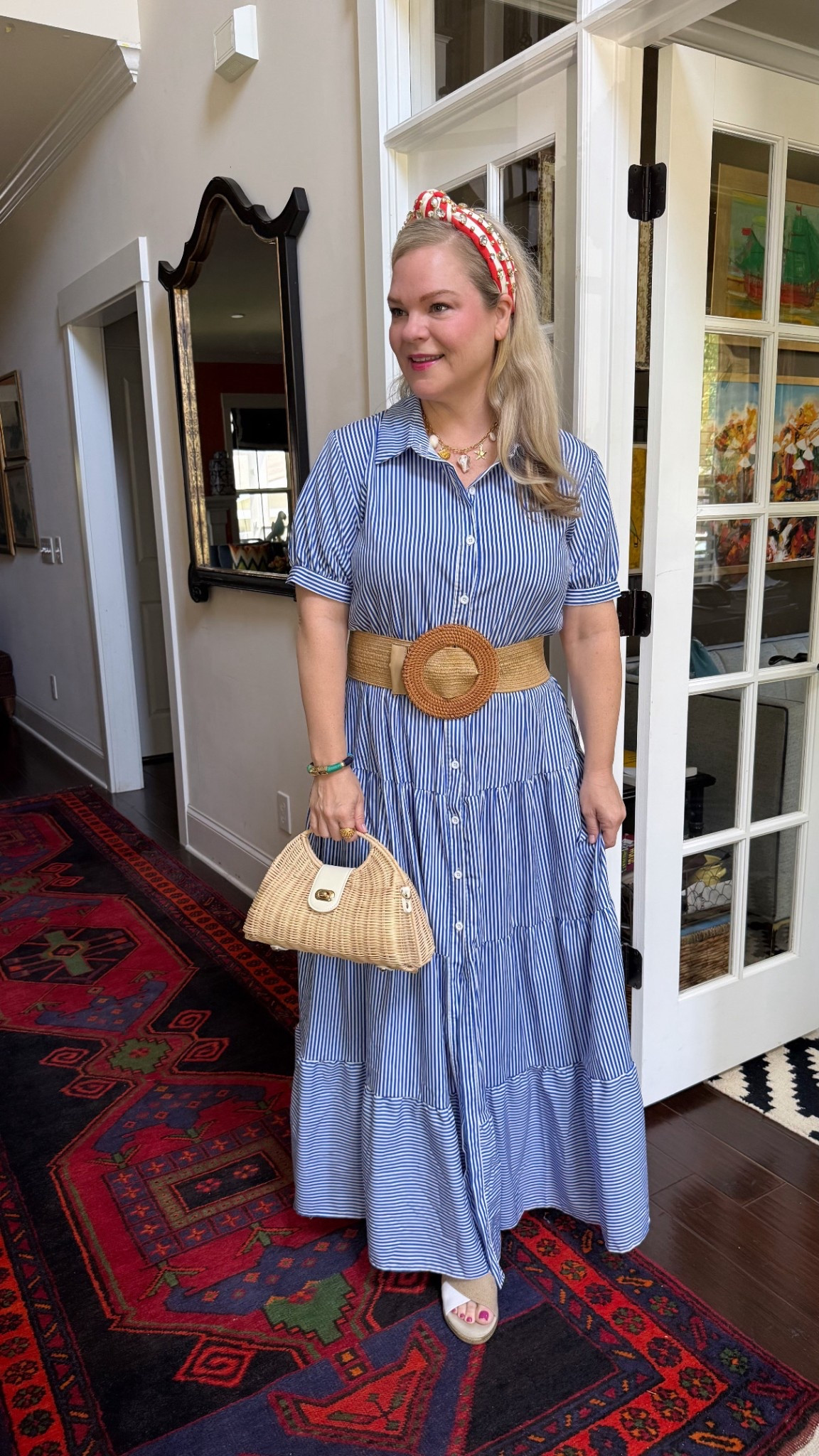 Easy breezy polished look on a budget. This dress is currently $30!

#LTKOver40