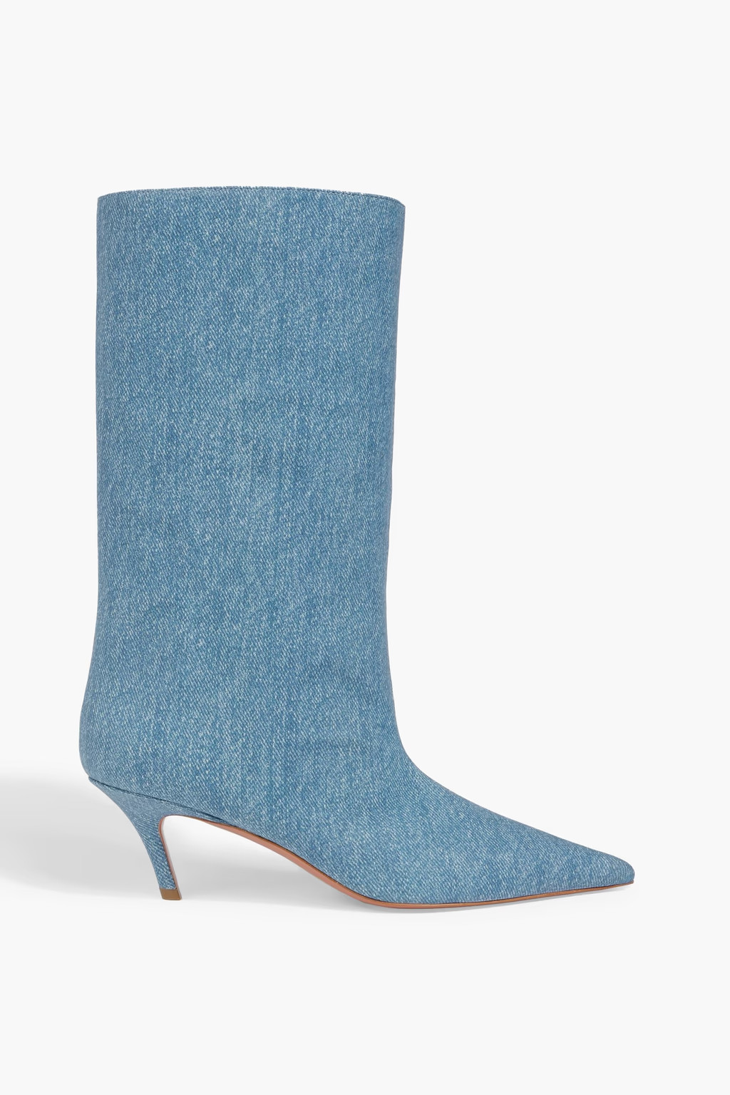 Fiona 60 denim-effect suede boots | The Outnet (US and CA)