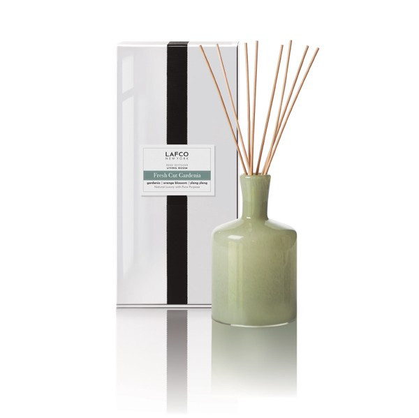LAFCO Fresh Cut Gardenia Mini Reed Diffuser - Living Room | Waiting On Martha