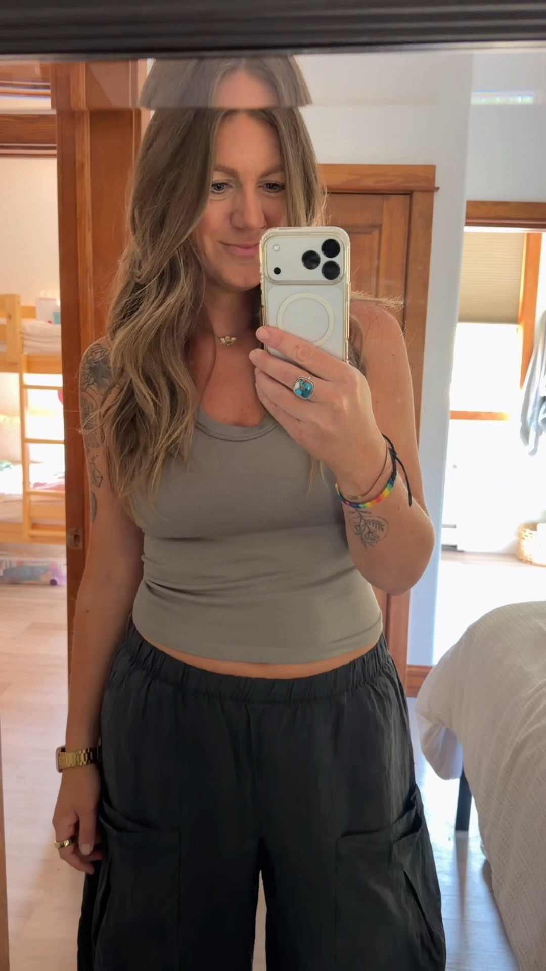 Large tank (3pack) medium pants, sandals are old but linked similar

#LTKTall #LTKOver40 #LTKootd