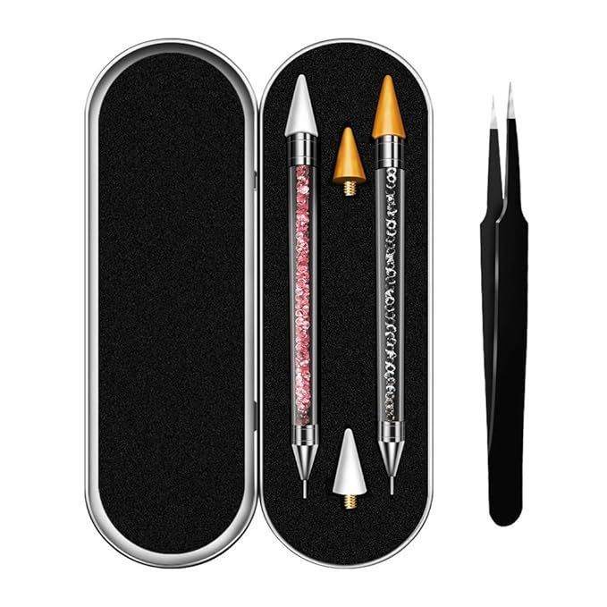 Vikerer 2 Pack Rhinestone Picker, Diamond Painting Dotting Pen Dual-end Rhinestones Pickup Tool f... | Amazon (US)