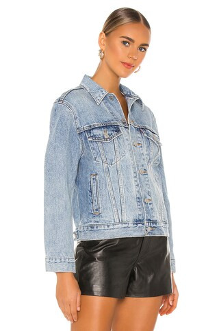 LEVI'S Ex-Boyfriend Trucker in For Real from Revolve.com | Revolve Clothing (Global)