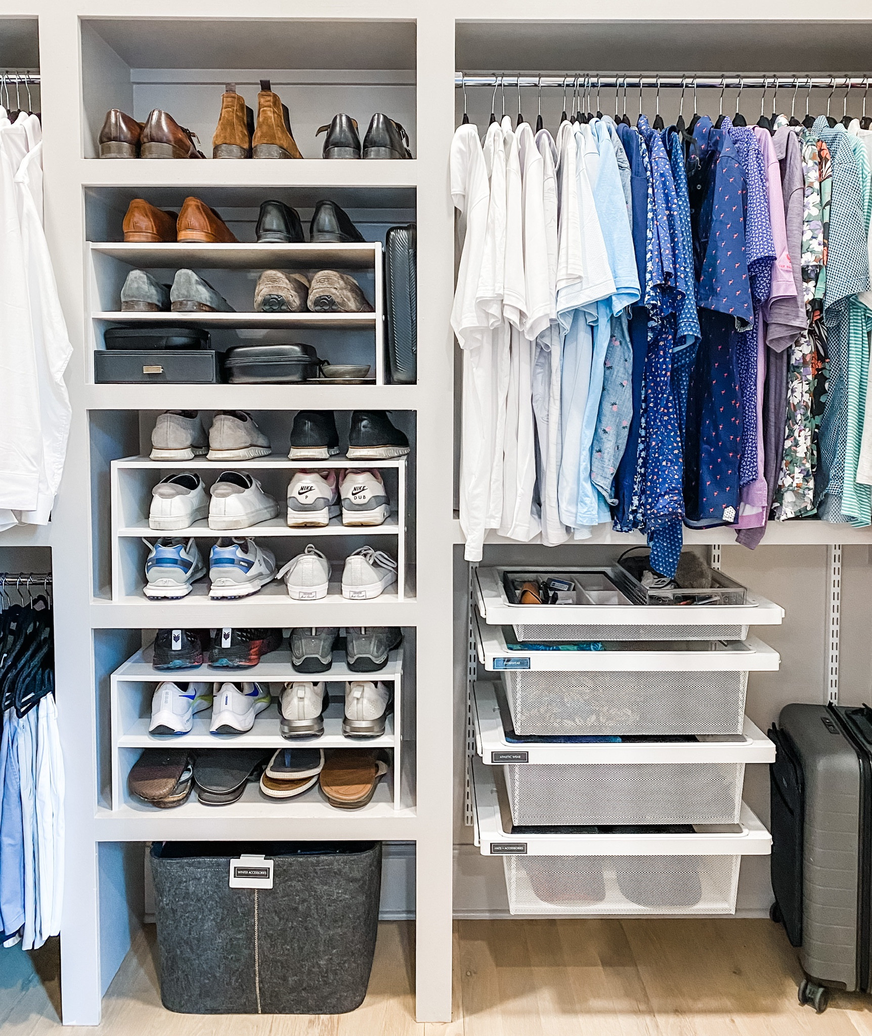 ✨Dreamy✨ In this closet we added shelves inside the built-in shelves to increase shoe storage! Look 👀 how many more pairs we were able get in the shelves!!

#LTKshoecrush #LTKhome #LTKstyletip