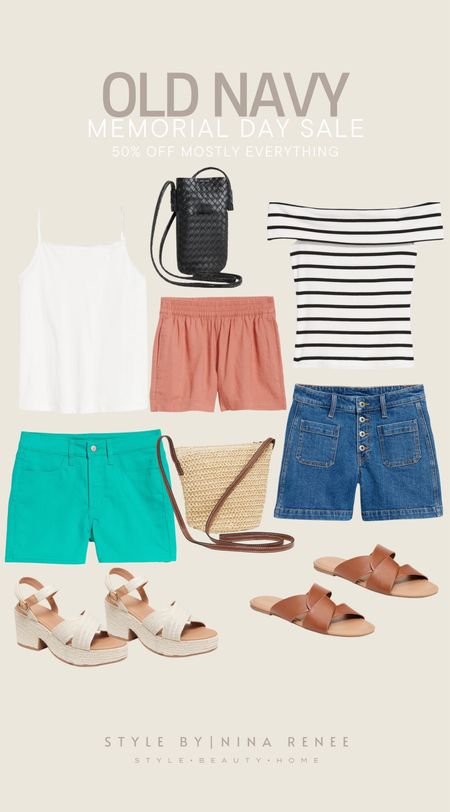 Old Navy Memorial Day sale. Mostly everything is 50% off. Here are my top picks! Love the colored shorts trend for this summer! ☀️ 




Tank top, shorts, off the shoulder top, satchel, purse, bag, sandals, kitten heels, summer outfits, Memorial Day sale, old navy outfits

#LTKStyleTip #LTKFindsUnder100 #LTKSaleAlert