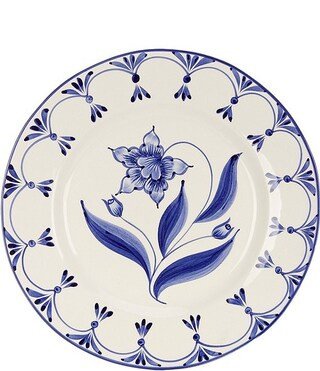 Southern Living Genevieve Collection Blue Hand Painted Dinner Plate | Dillard's | Dillard's