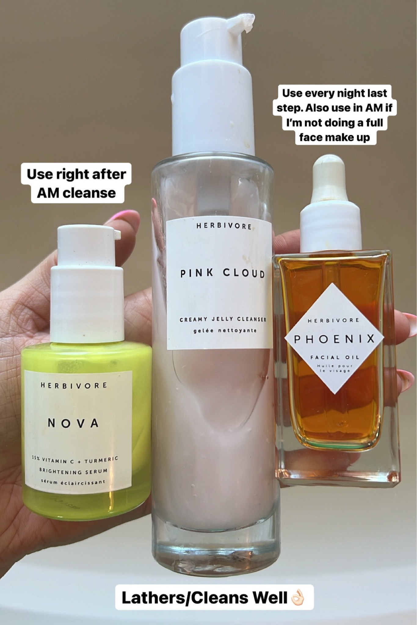 Favorite go to CLEAN Beauty products ✨ Vitamin c, face cleanser, and the best face oil you’ll use👌🏻 so luxurious and moisturizing

#LTKbeauty #LTKunder100 #LTKunder50