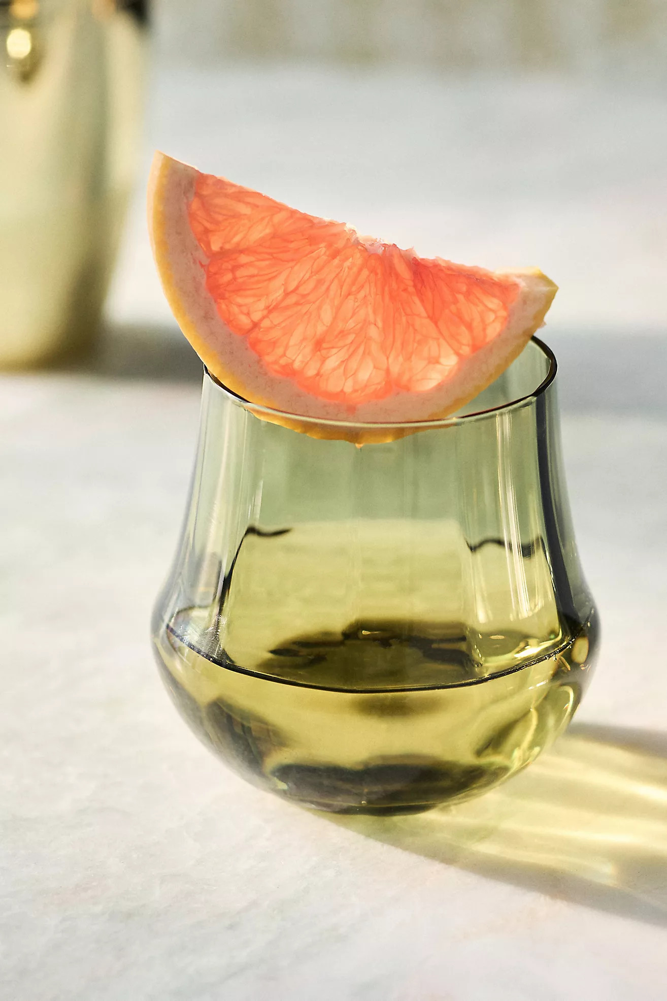 Cybelle Stemless Wine Glasses, Set of 4 | Anthropologie (US)