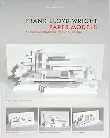 Frank Lloyd Wright Paper Models: 14 Kirigami Buildings to Cut and Fold (paper folding, origami)  ... | Amazon (US)