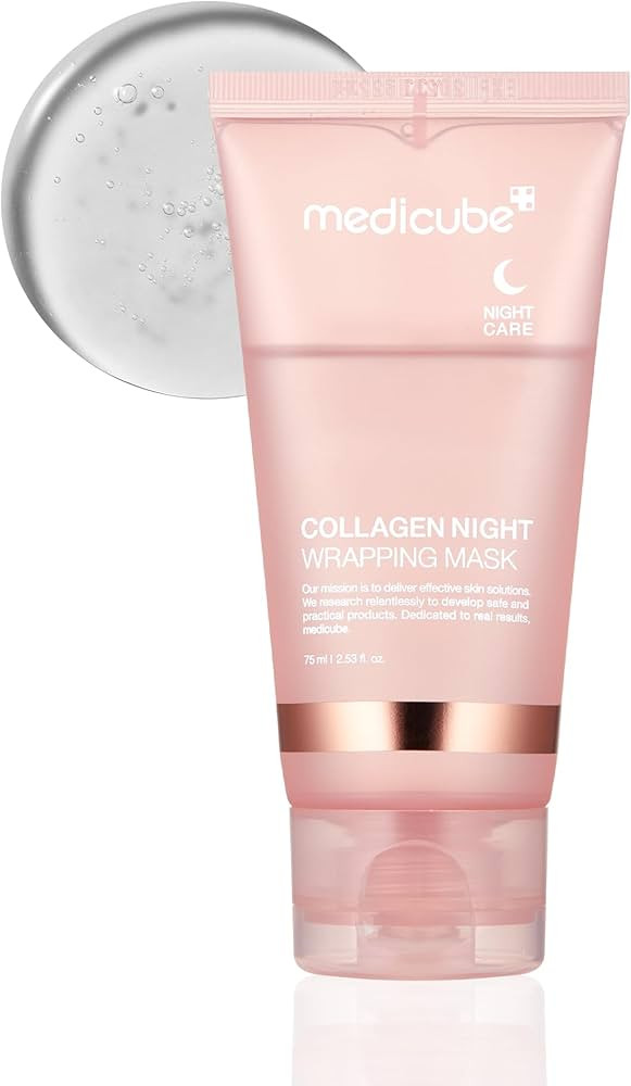 Medicube Collagen Overnight Wrapping Peel Off Facial Mask Pack - Elasticity & Hydration Care, Red... | Amazon (US)