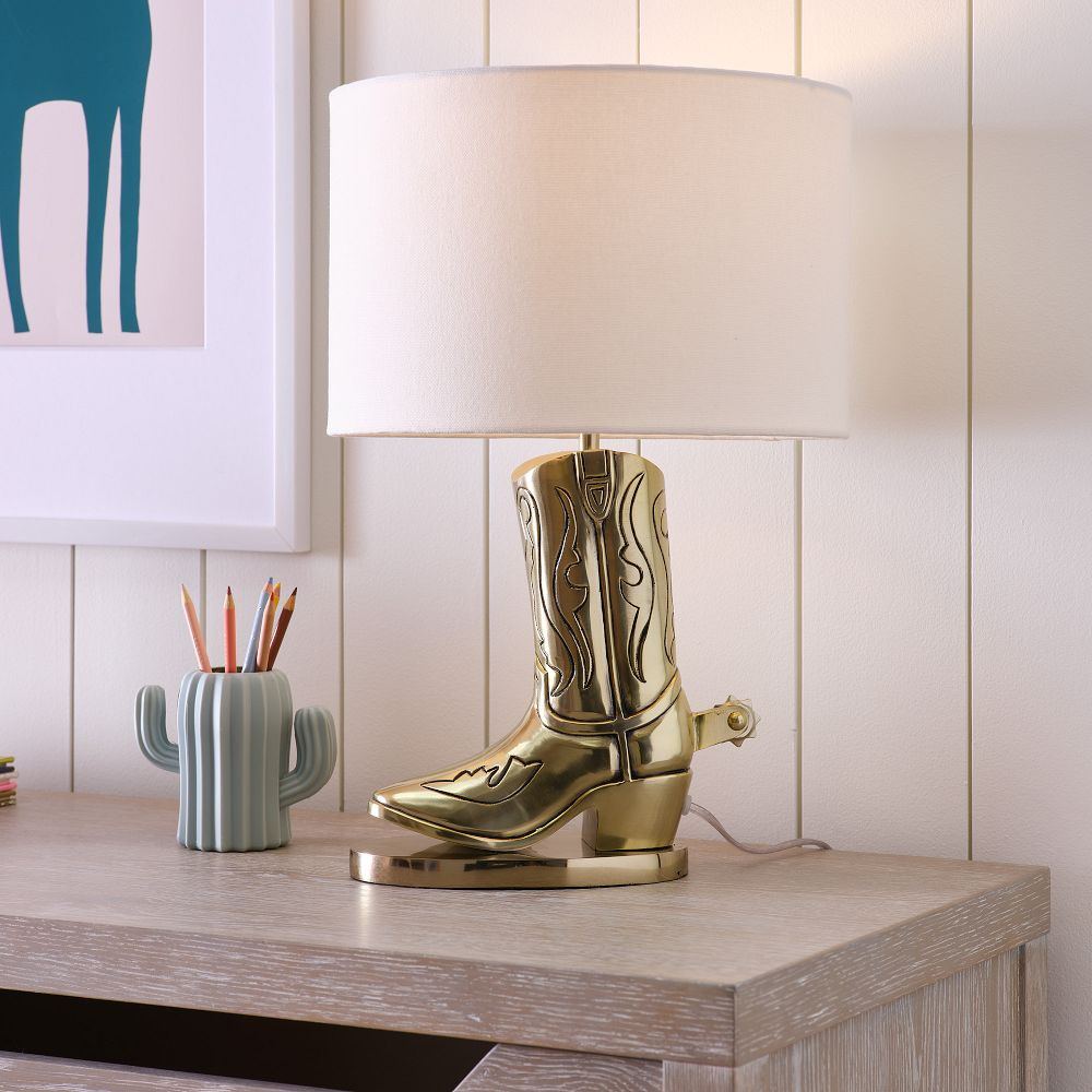 Cowboy Boot Table Lamp (17.5") | West Elm (US)