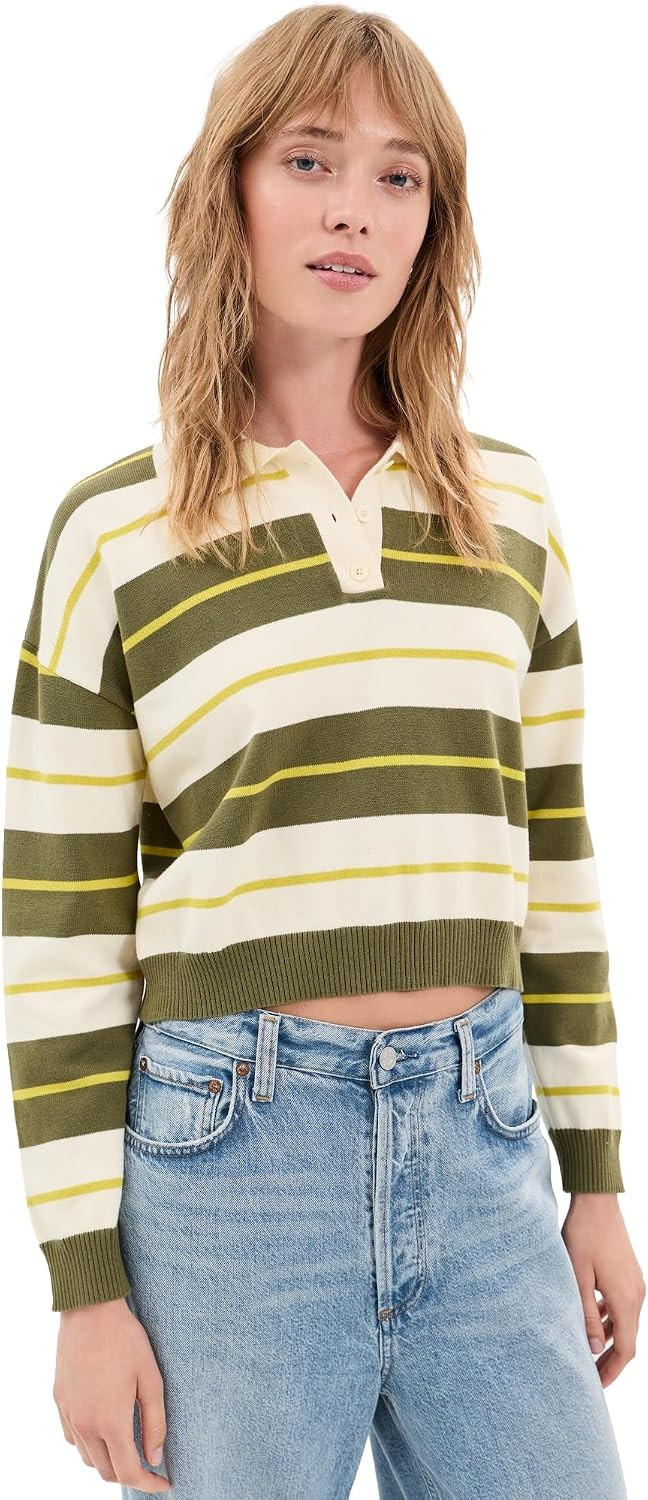 LE BOP Women's Zadie Cropped Polo | Amazon (US)