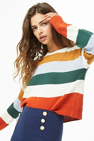 Boxy Colorblock Sweater | Forever 21 (US)