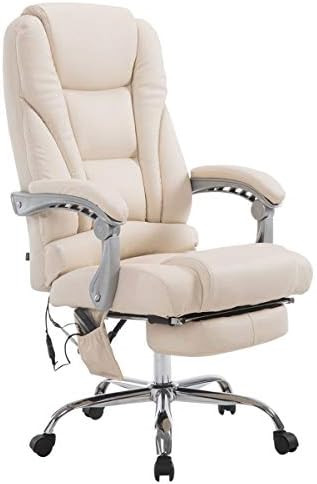 CLP Fauteuil De Bureau Pacific V2 Similicuir avec Fonction Massage I Chaise A roulettes Hauteur R... | Amazon (FR)