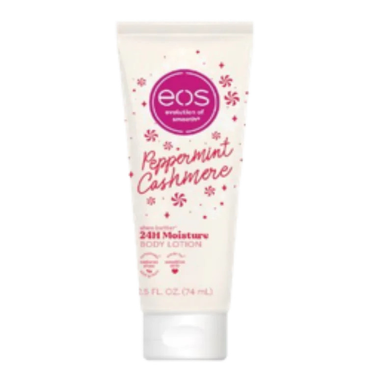 eos Travel Shea Better 24H Moisture Body Lotion, Peppermint Cashmere, 2.5 fl oz | Walmart (US)