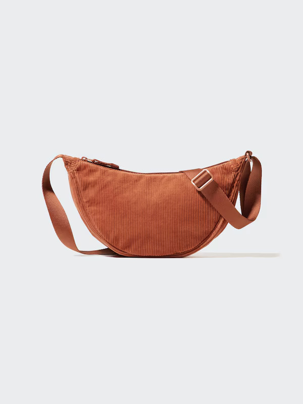Mini-sac rond à bandoulière (Velours côtelé) | Uniqlo FR