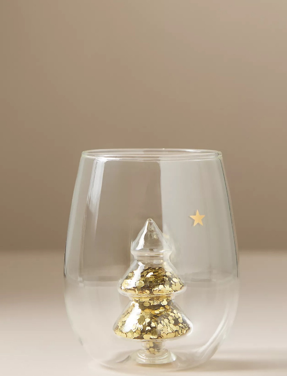 Christmas wine glass🎄 

#LTKHome #LTKHoliday #LTKSeasonal