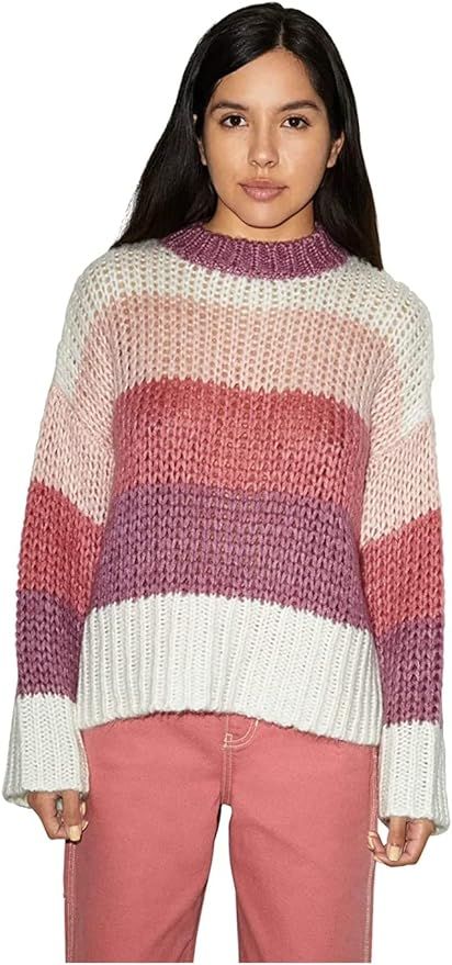 American Apparel Women's Cozy Long Sleeve Mockneck Sweater | Amazon (US)