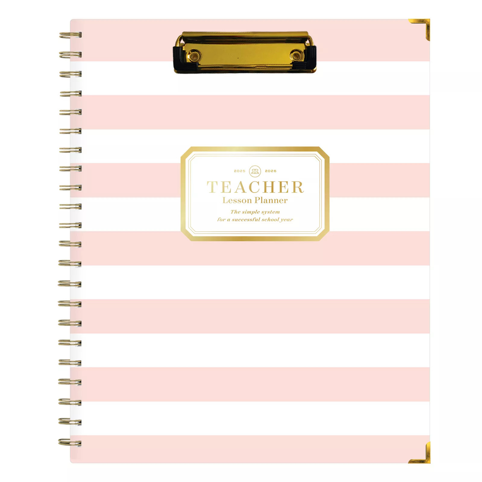 Day Designer Academic Year 2025–2026 8.5"" x 11"" Teacher Lesson Planning Calendar, Blush | Kohl's