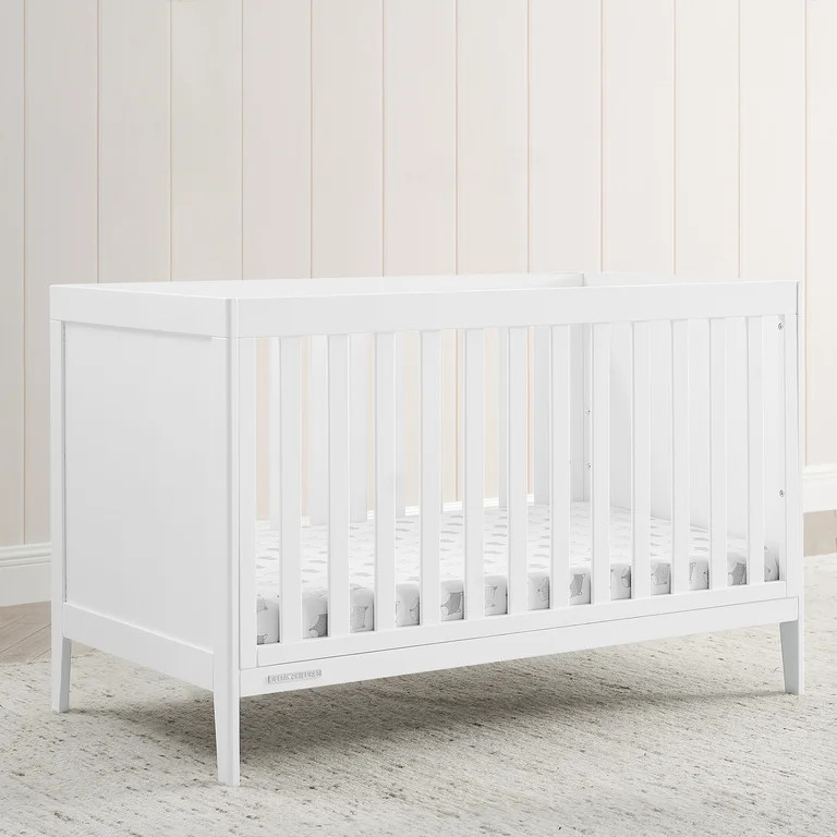 Delta Children Hayes 4-in-1 Convertible Baby Crib - Greenguard Gold Certified, Bianca White | Walmart (US)