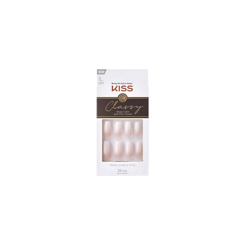 KISS Classy Fake Nails - Be-you-tiful - 28ct | Target
