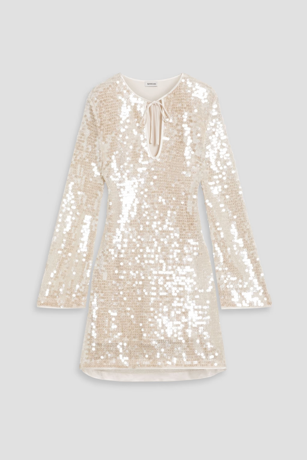 Kari sequined mesh mini dress | The Outnet (US and CA)
