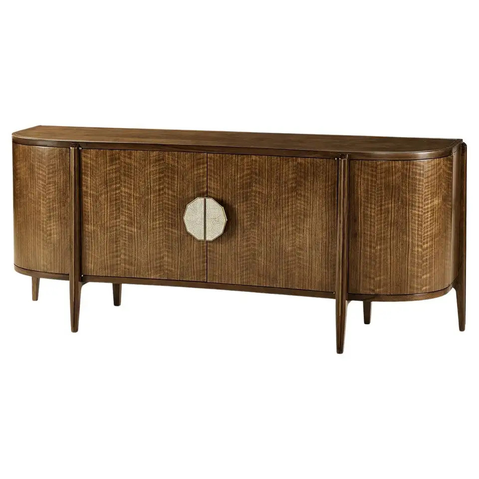 Mid Century Walnut Sideboard | 1stDibs