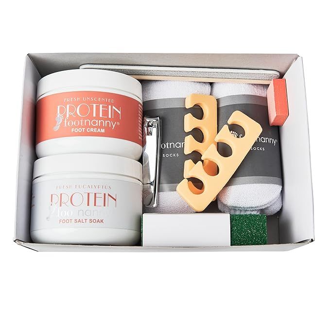 Footnanny At Home Pedicure Kit from Oprah's Favorite Things 2023, Full Size 8oz Jars | Amazon (US)