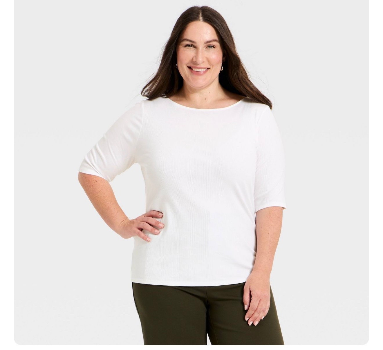 Best tees around. The sleeves are slightly longer and give a flattering appearance. The tee is also slightly more dressy than an average tee so it can be worn with jeans or dress pants. So universal. #target #tee 

#LTKgrwm #LTKOver40 #LTKmomlife