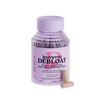 Lemme Debloat Daily Digestive Capsules - 60ct | Target