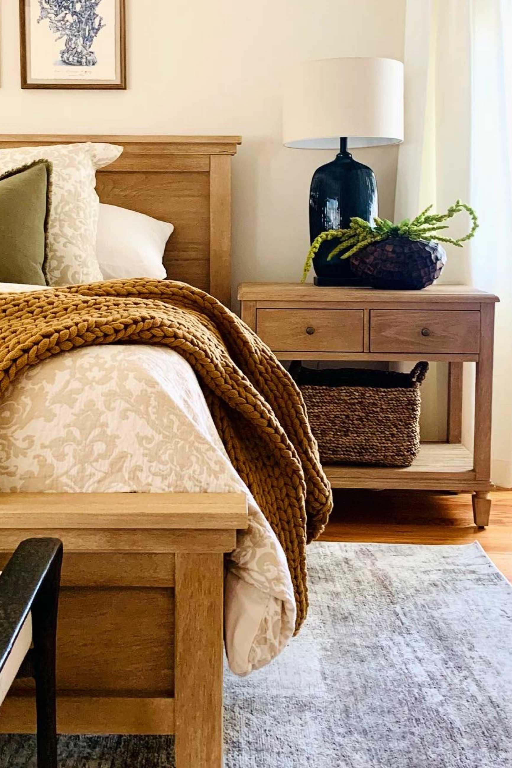 Bedroom - nightstand and bed! 

#LTKHome #LTKStyleTip