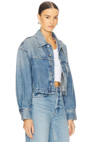 Citizens of Humanity Chantry Crop Boxy Jacket in Petras from Revolve.com | Revolve Clothing (Global)