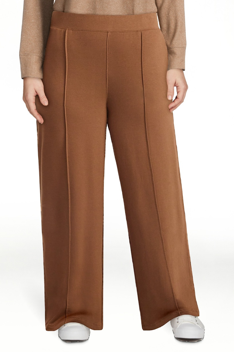 Time and Tru Women's Knit Wide Leg Pants, Sizes XS-XXXL | Walmart (US)