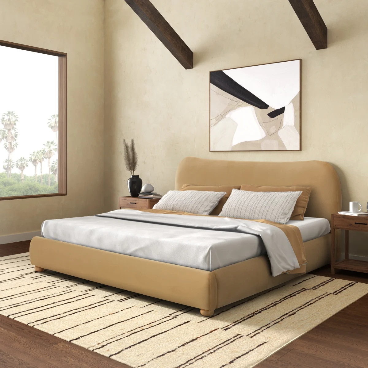 Liza Upholstered Bed | Wayfair North America
