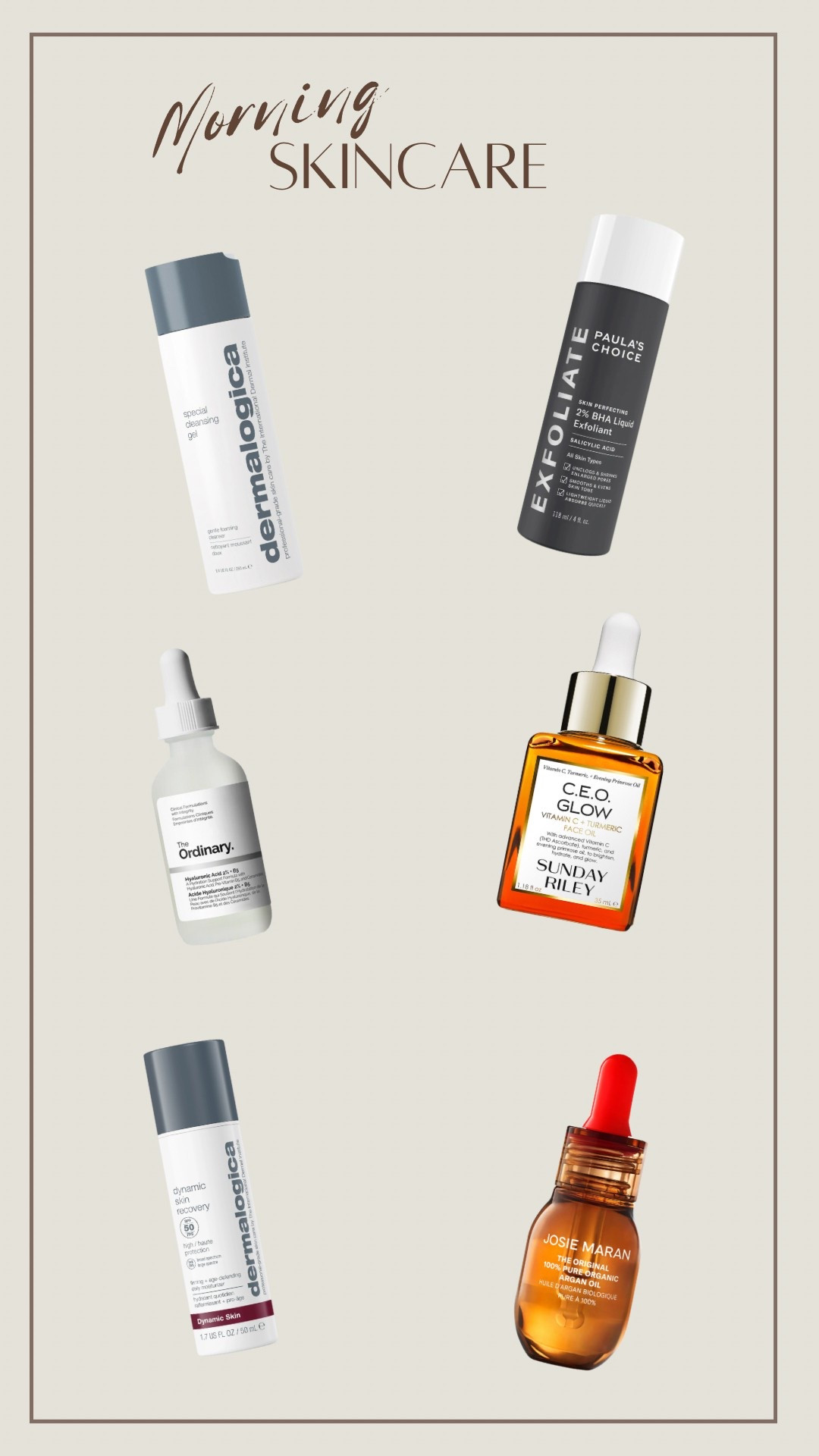 Morning Skincare Routine #skincare 

#LTKFindsUnder50 #LTKBeauty #LTKOver40