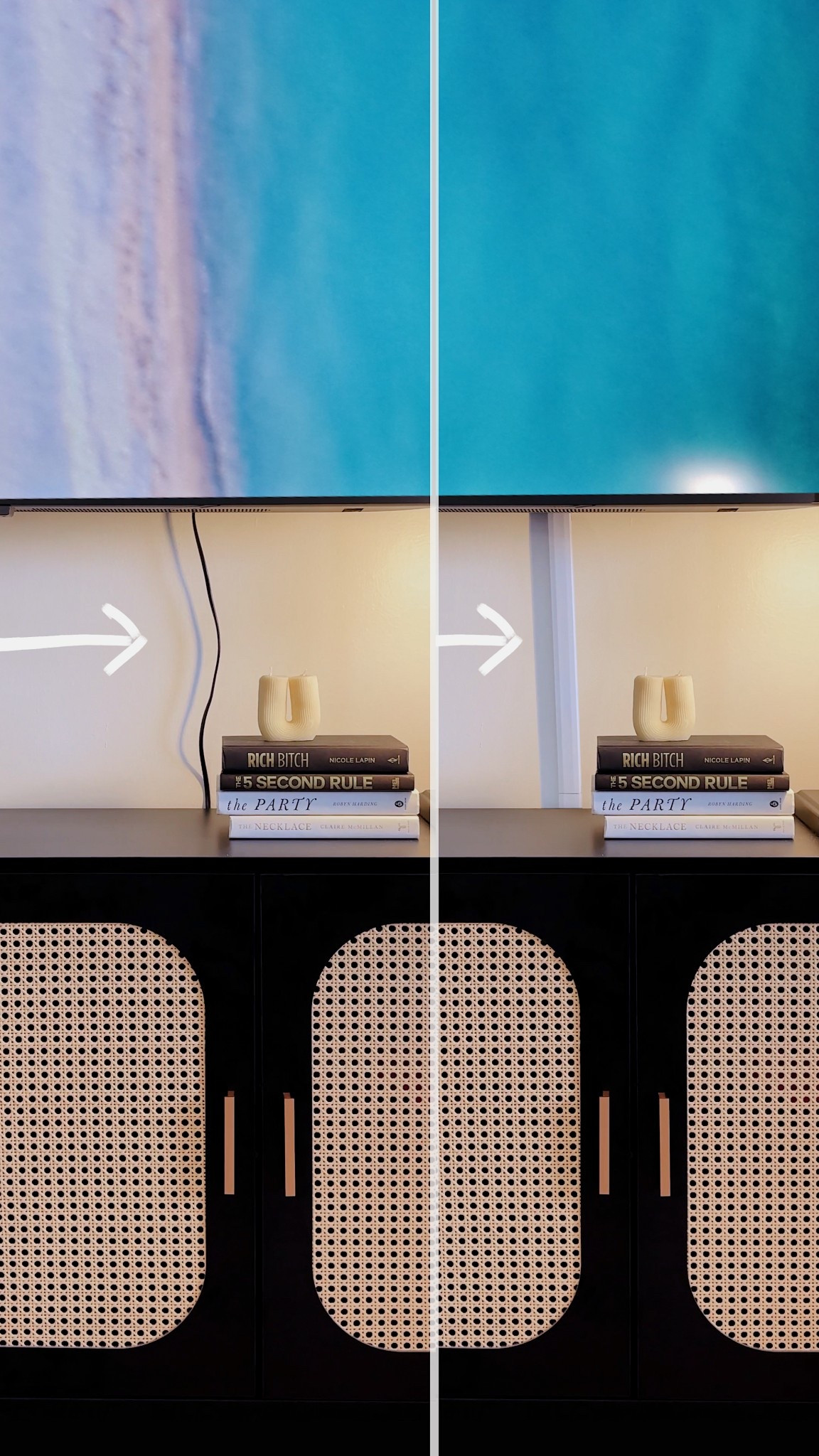 These little cord covers cleaned up my living room in 2 seconds flat. Perfect for renters—no damage, no tools, and suddenly it looks like I actually live in an adult apartment.

#AmazonFinds #CordHack #HomeUpgrades #LivingRoomAesthetic #rentalfriendly 

#LTKHome #LTKFindsUnder50
